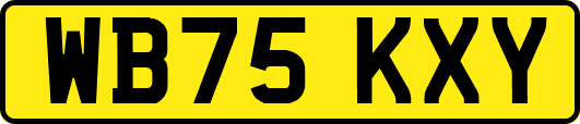 WB75KXY
