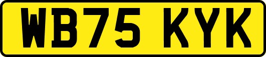 WB75KYK