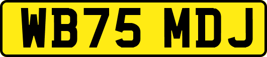 WB75MDJ