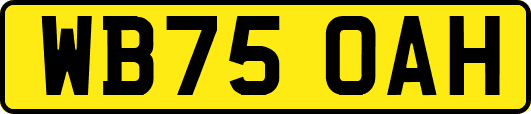 WB75OAH