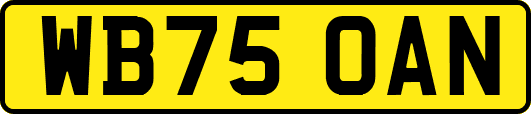 WB75OAN