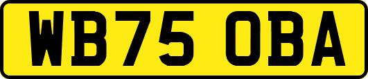 WB75OBA