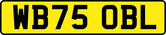WB75OBL
