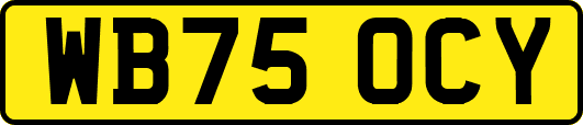 WB75OCY