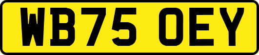 WB75OEY