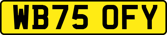 WB75OFY