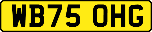 WB75OHG