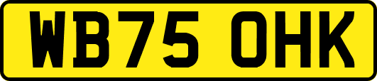 WB75OHK