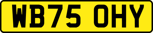 WB75OHY