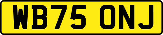 WB75ONJ