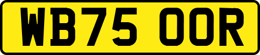 WB75OOR