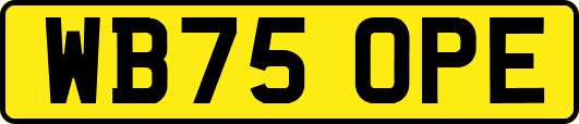 WB75OPE