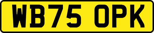 WB75OPK