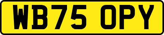 WB75OPY