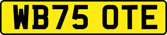 WB75OTE