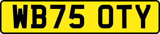 WB75OTY
