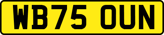 WB75OUN