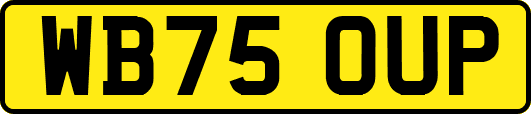 WB75OUP