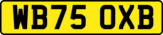 WB75OXB