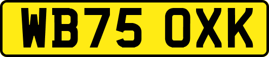 WB75OXK