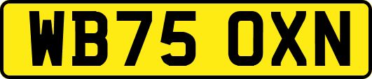 WB75OXN