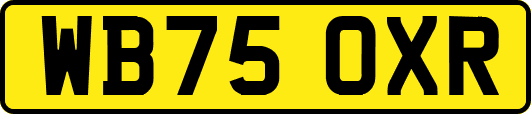 WB75OXR