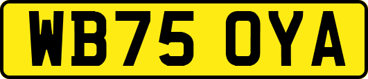 WB75OYA