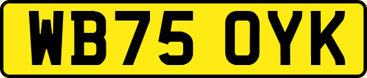 WB75OYK
