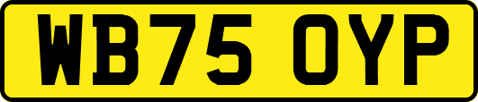 WB75OYP