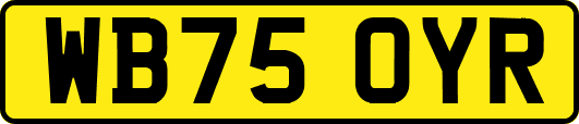 WB75OYR