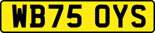 WB75OYS
