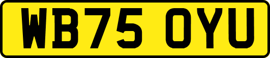 WB75OYU