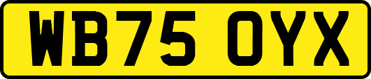 WB75OYX