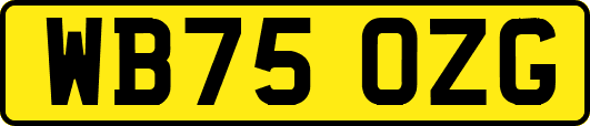 WB75OZG