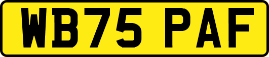 WB75PAF
