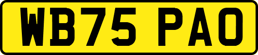 WB75PAO