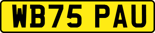 WB75PAU