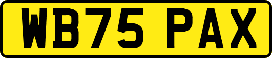 WB75PAX