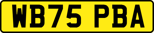 WB75PBA