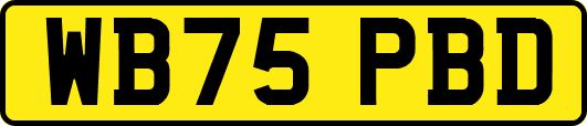 WB75PBD