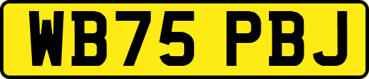 WB75PBJ