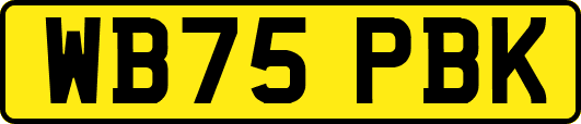 WB75PBK