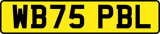 WB75PBL