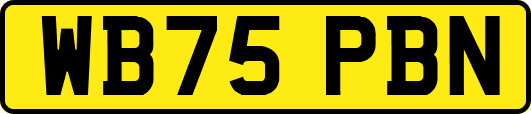 WB75PBN