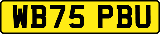 WB75PBU