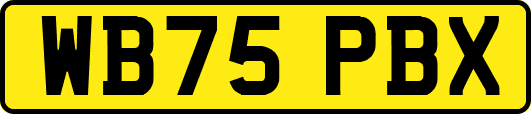 WB75PBX