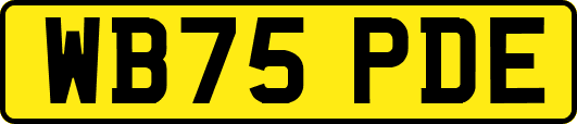 WB75PDE