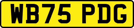 WB75PDG