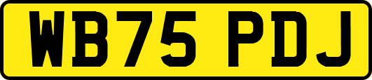 WB75PDJ