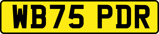 WB75PDR